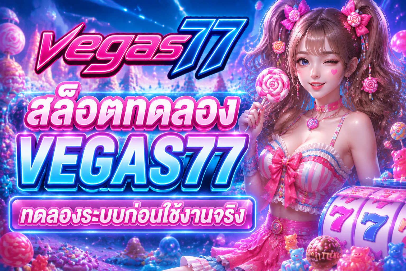 สล็อตทดลอง VEGAS77 ทดลองระบบก่อนใช้งานจริง พร้อมเรียนรู้รูปแบบเกม